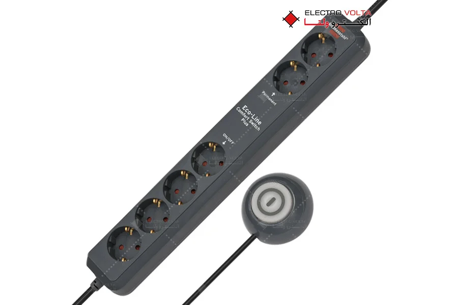 سیم رابط 6 خانه با دکمه پدالی برننشتول