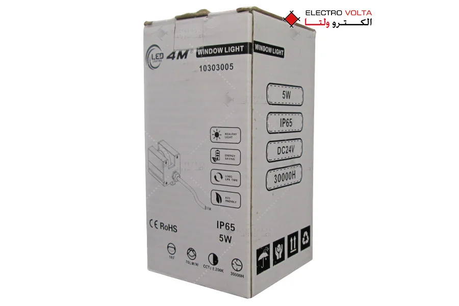 چراغ LED دور پنجره مدل رینگ