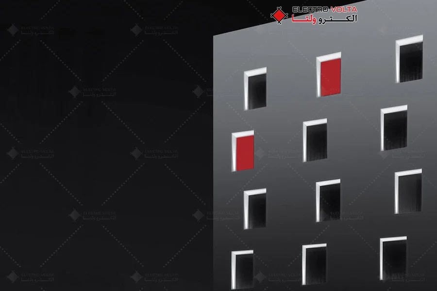 چراغ LED دور پنجره مدل رینگ