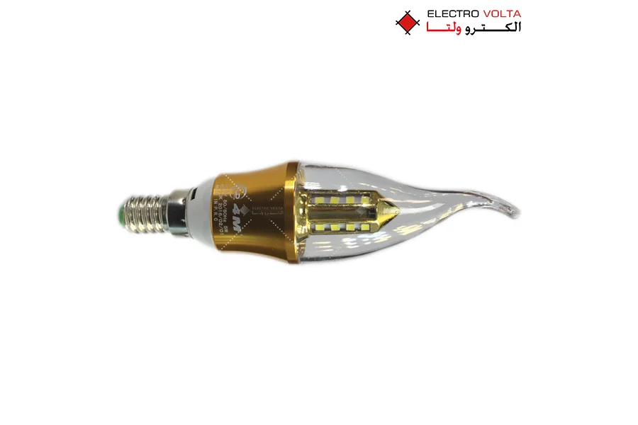 لامپ شمعی CANDLE طلایی