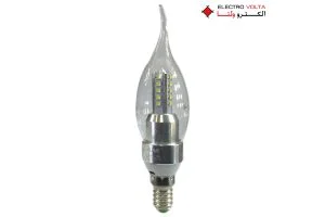 لامپ شمعی CANDLE نقره ای