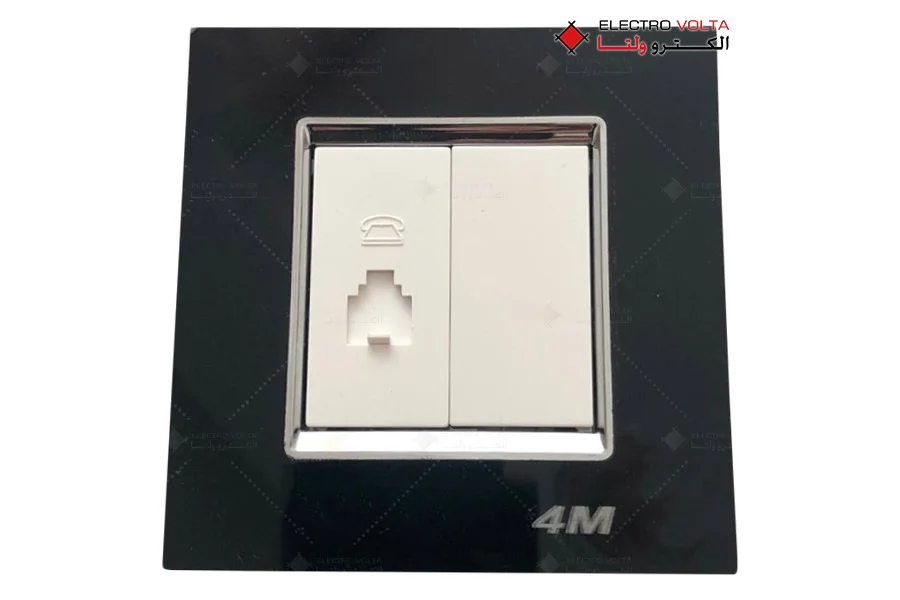 پریز تلفن مدل ماهور 1 پریز تلفن مدل ماهور