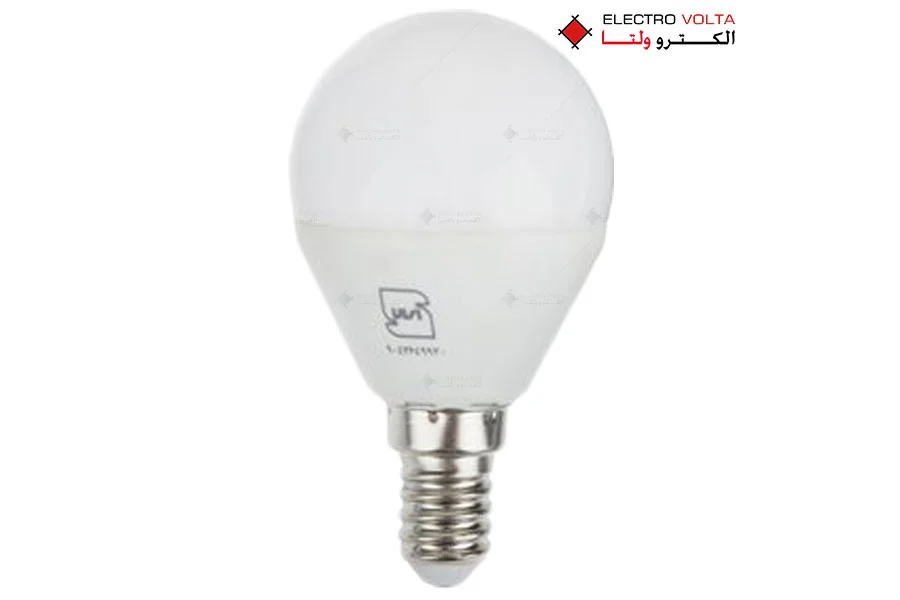 لامپ 5 وات تخم مرغی شمعی افراتاب