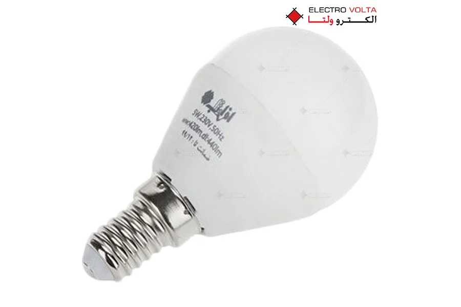 لامپ 5 وات تخم مرغی شمعی افراتاب