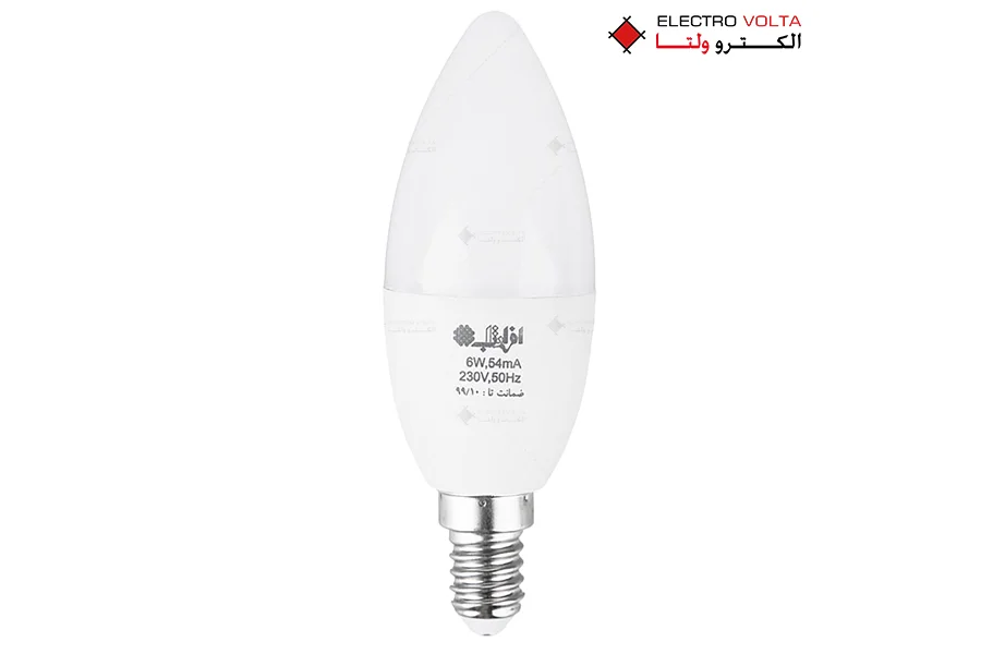 لامپ شمعی 7 وات افراتاب