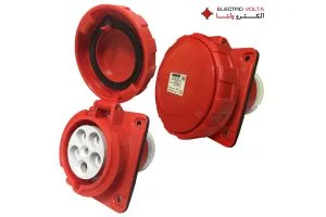 مادگی توکار IP67 - 415V - 3P+N+E - 63A