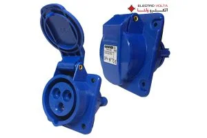 مادگی توکار IP44 - 250V - 3P+E - 16A