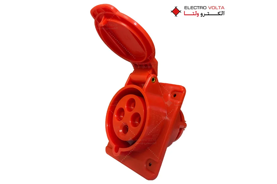 مادگی توکار IP44 - 250V - 3P+E - 32A 2 مادگی توکار IP44 - 250V - 3P+E - 32A