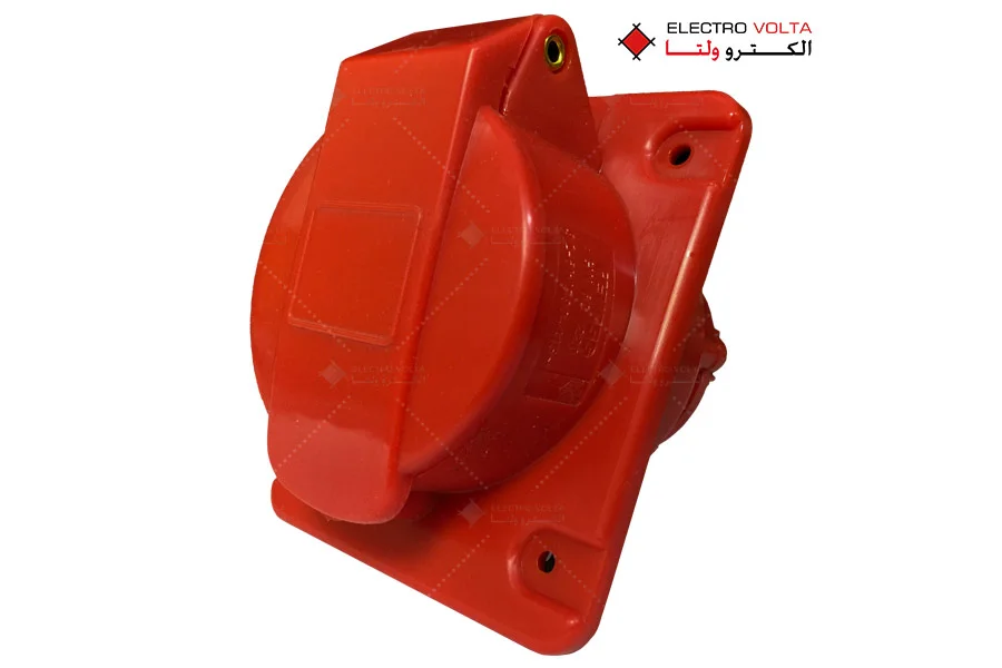 مادگی توکار IP44 - 250V - 3P+E - 32A 3 مادگی توکار IP44 - 250V - 3P+E - 32A