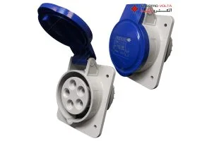 مادگی توکار IP44 - 250V - 3P+N+E - 16A