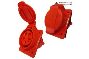 مادگی توکار IP44 - 415V - 3P+N+E - 32A