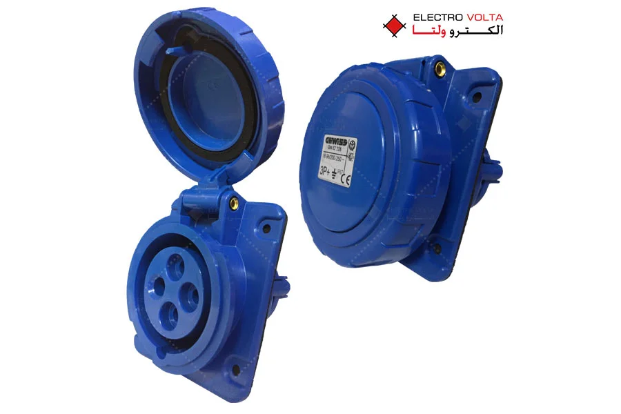 مادگی توکار IP67 - 250V - 3P+E - 16A