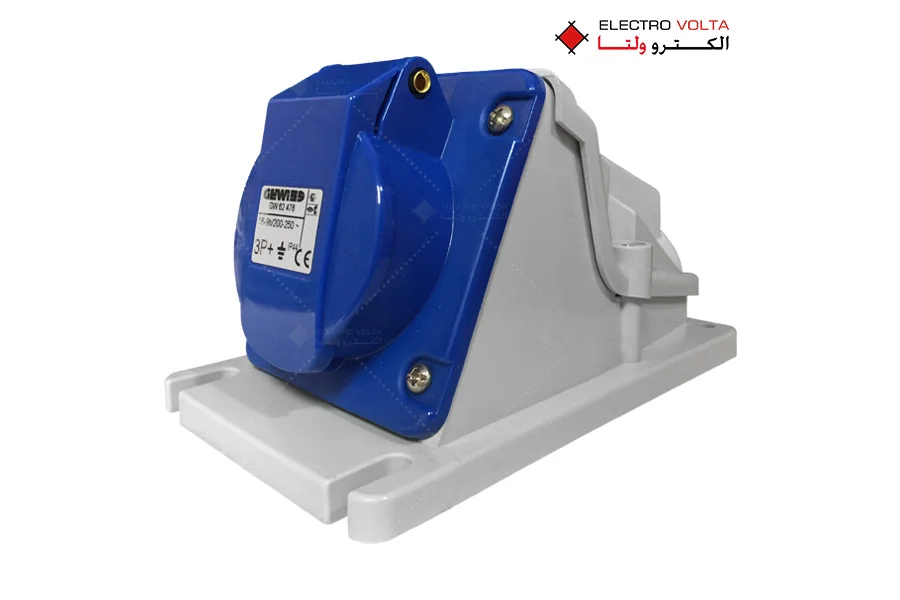 مادگی ثابت IP44 - 250V - 3P+E - 16A