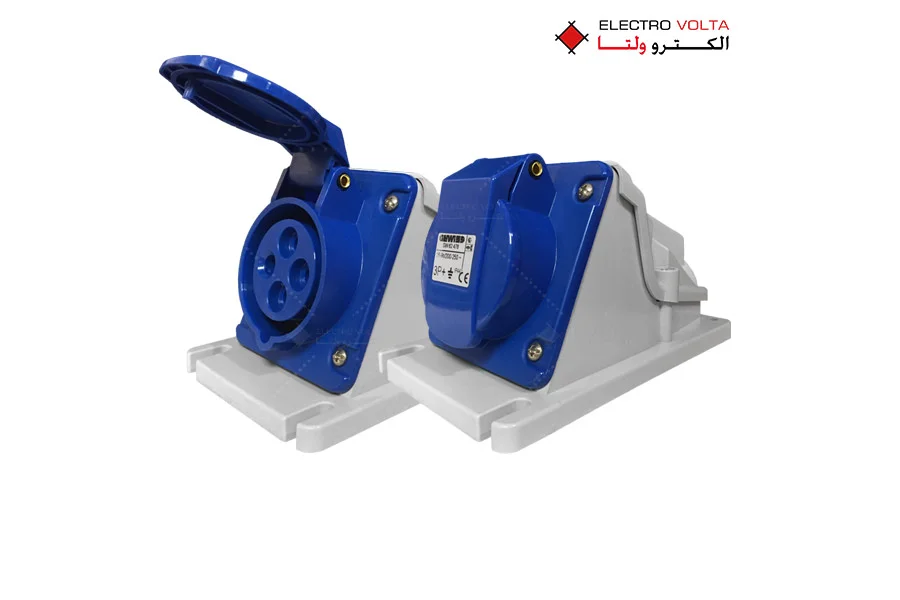 مادگی ثابت IP44 - 250V - 3P+E - 16A