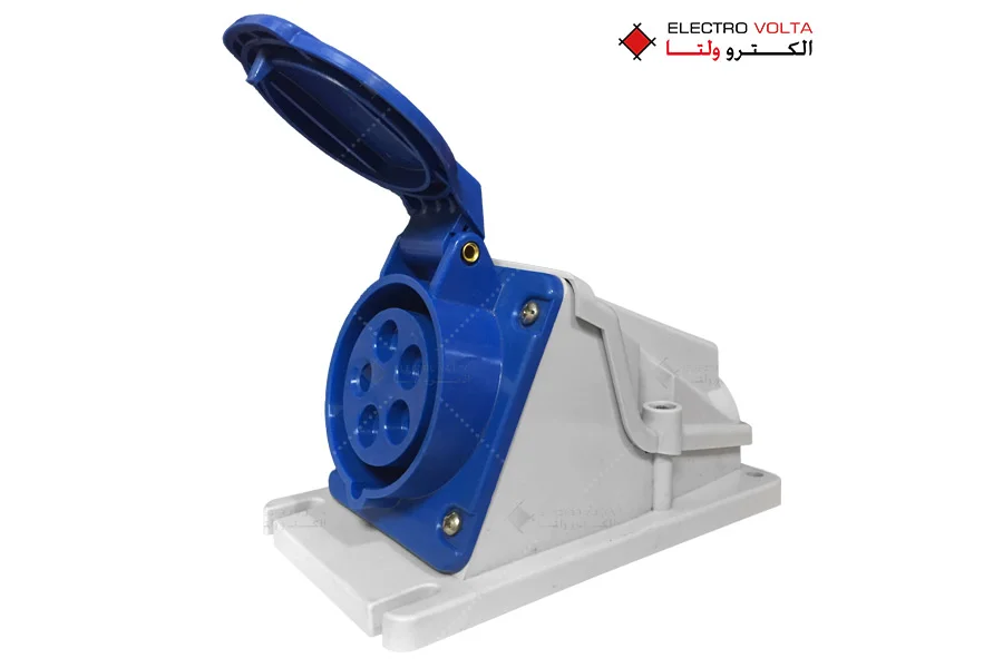 مادگی ثابت IP44 - 250V - 3P+N+E - 16A 2 مادگی ثابت IP44 - 250V - 3P+N+E - 16A