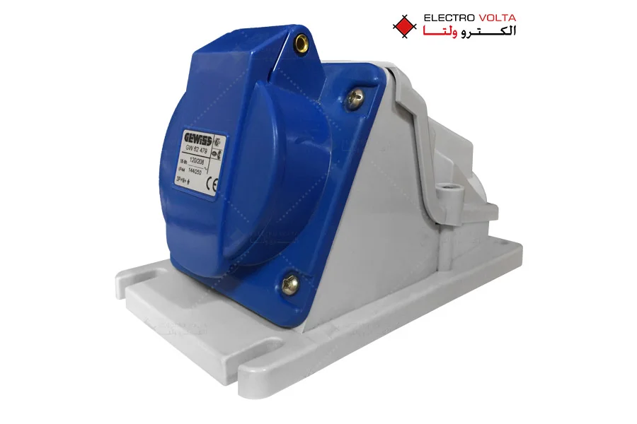 مادگی ثابت IP44 - 250V - 3P+N+E - 16A 3 مادگی ثابت IP44 - 250V - 3P+N+E - 16A