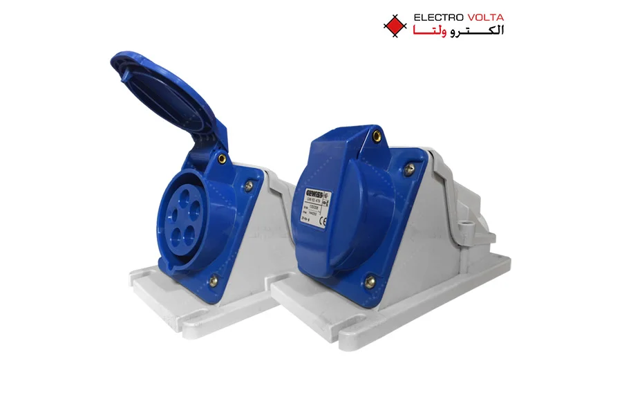 مادگی ثابت IP44 - 250V - 3P+N+E - 16A 1 مادگی ثابت IP44 - 250V - 3P+N+E - 16A