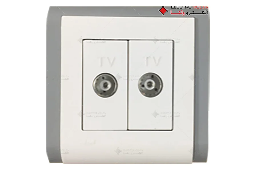 پریز آنتن دوبل مدل جول 1 پریز آنتن دوبل مدل جول