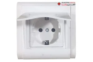 پریز برق ارتدار دربدار مدل جول