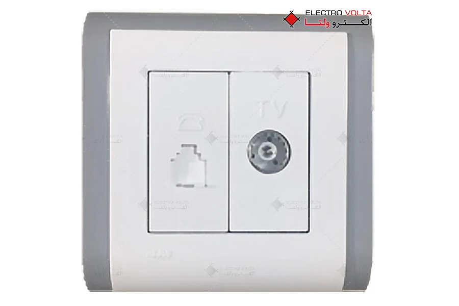 پریز تلفن و آنتن مدل جول