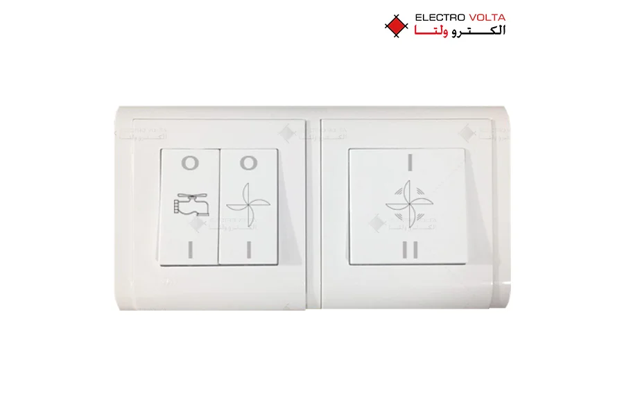 کلید کولر دو خانه مدل جول