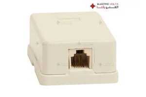 سوکت تکی روکار چسبی