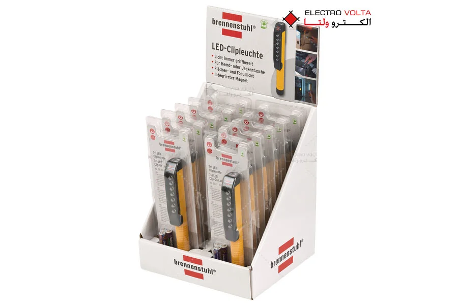 چراغ قوه خودکاری 1+7 LED برننشتول 3 چراغ قوه خودکاری 1+7 LED برننشتول