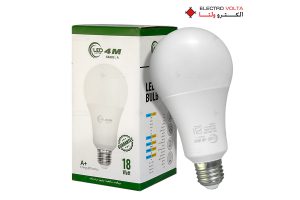 لامپ حبابی 18 وات LED 4M