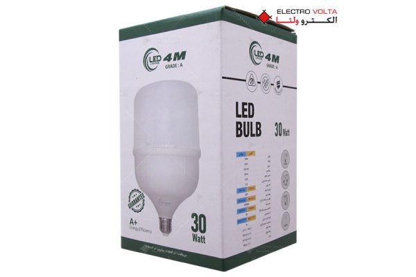 لامپ ال ای دی 30 وات LED 4M پایه E27