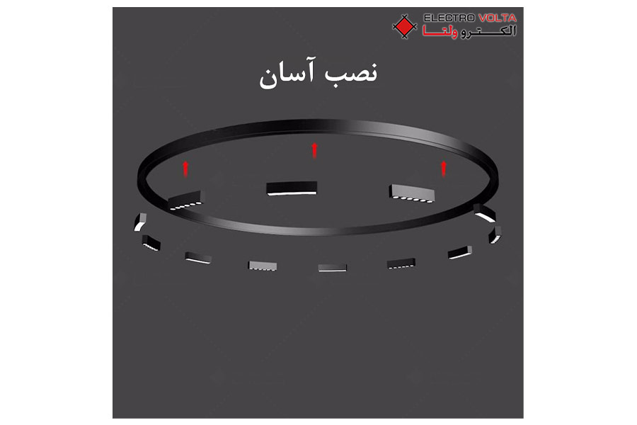 نصب آسان چراغ مگنتی کرو