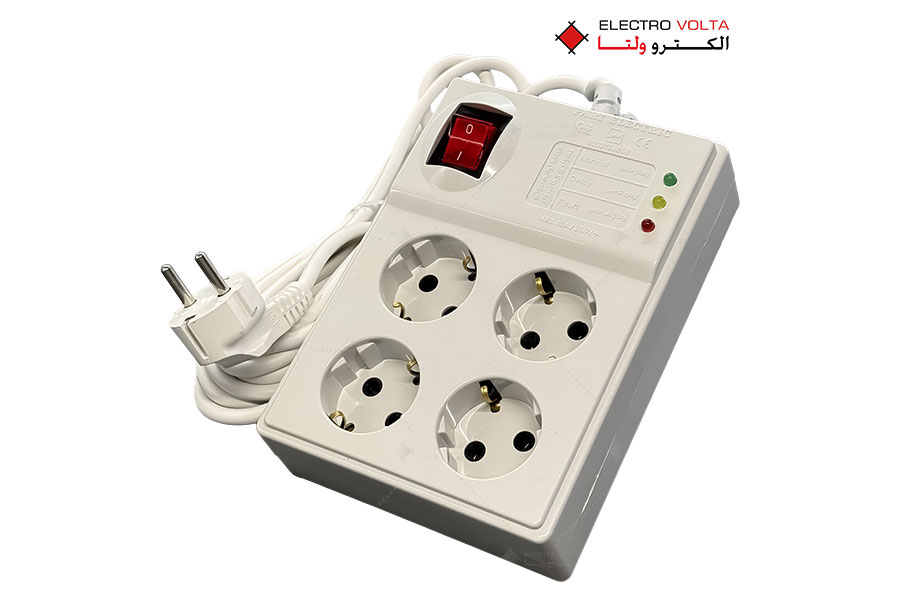 محافظ 4 خانه کامپیوتر با کابل 5 متر