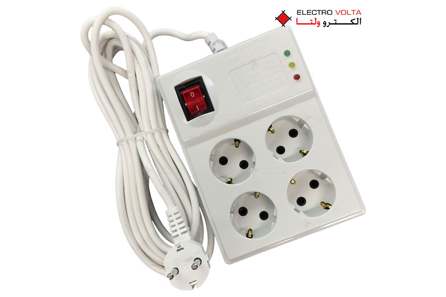 محافظ برق ارت دار پارت الکتریک کابل 5 متری