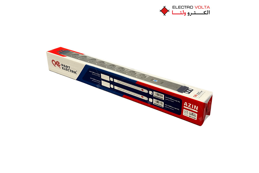 رک مونت محافظ 8 خانه آنالوگ پایه فلزی پارت الکتریک