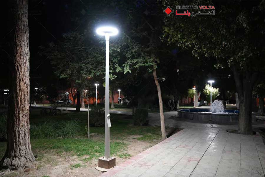 چراغ پارکی LED4M مدل لونا