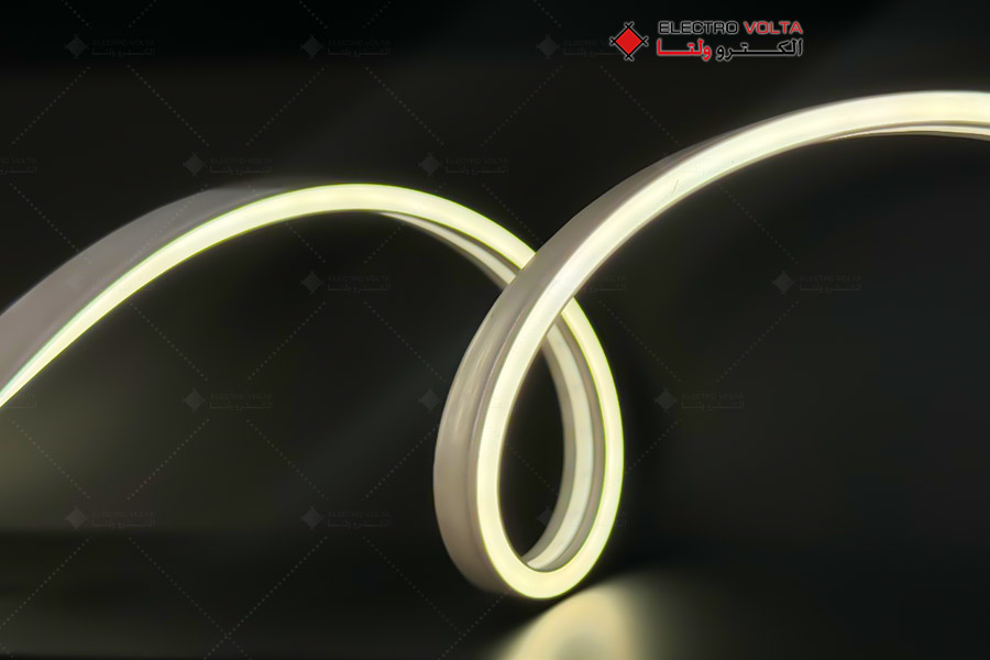 ریسه نئون فلکسی 24 ولت روبین LED 4M 1 ریسه نئون فلکسی 24 ولت روبین LED 4M