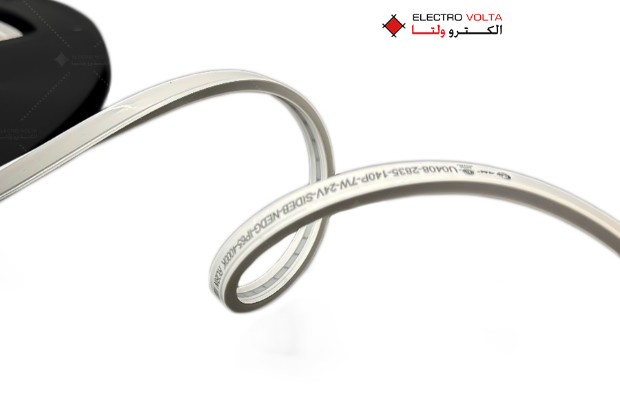 ریسه نئون فلکسی 24 ولت روبین LED 4M 3 ریسه نئون روبین قابل برش هر 7 میلیمتر