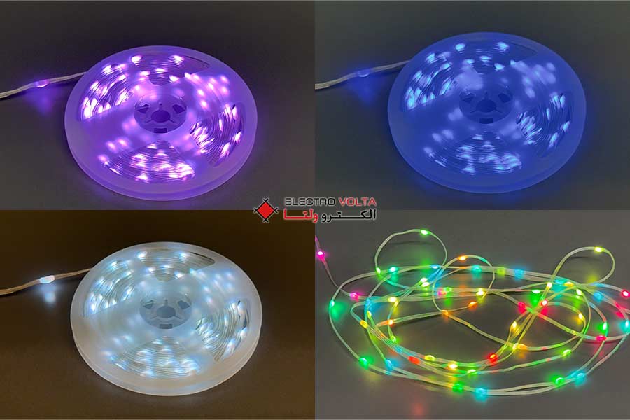 ریسه سوزنی هوشمند RGB کوانتوم LED4M